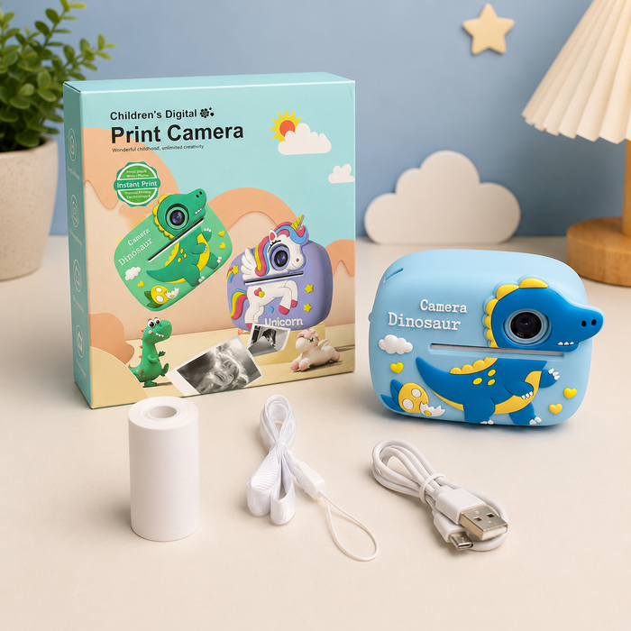 Dinosaur Kids Instant Print Camera.