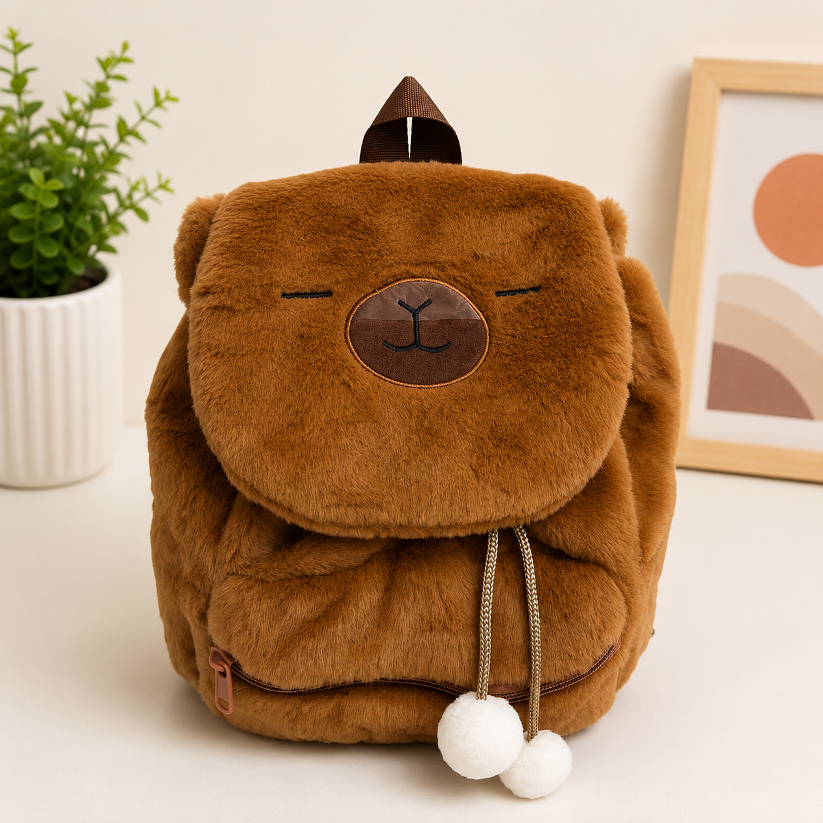 Teddy Bear Plush Kids Backpack
