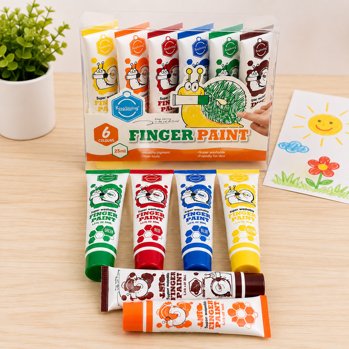 6-Color Finger Paint Set