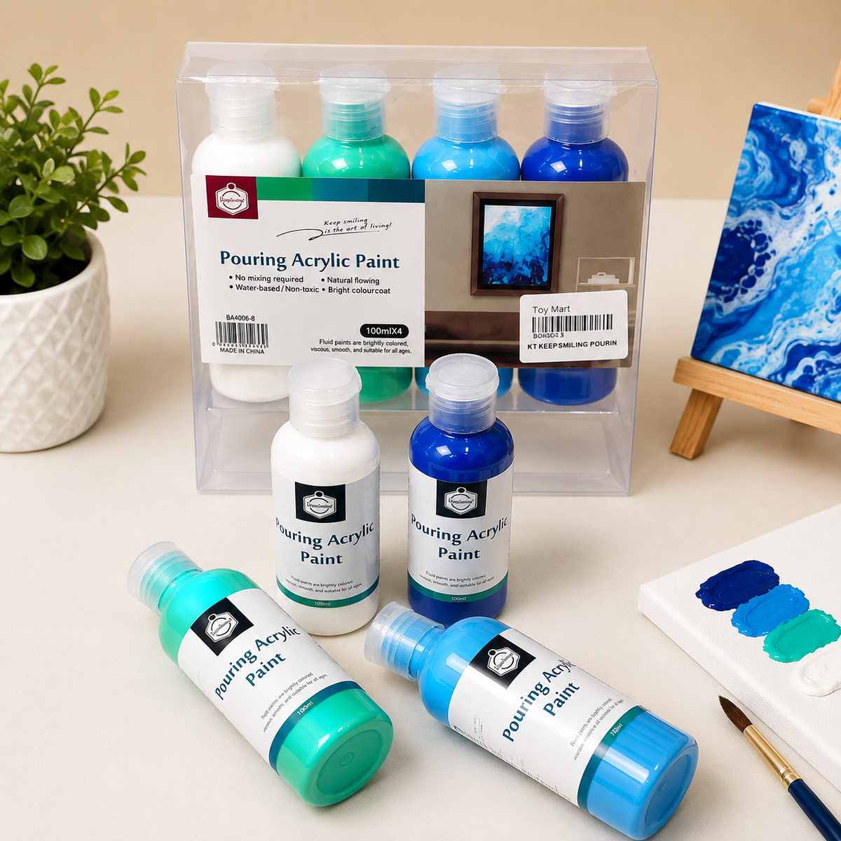 Pouring Acrylic Paint Set.