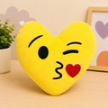 Winky Kiss Heart Plush Cushion