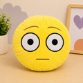 Wide Eyes Emoji Plush Cushion