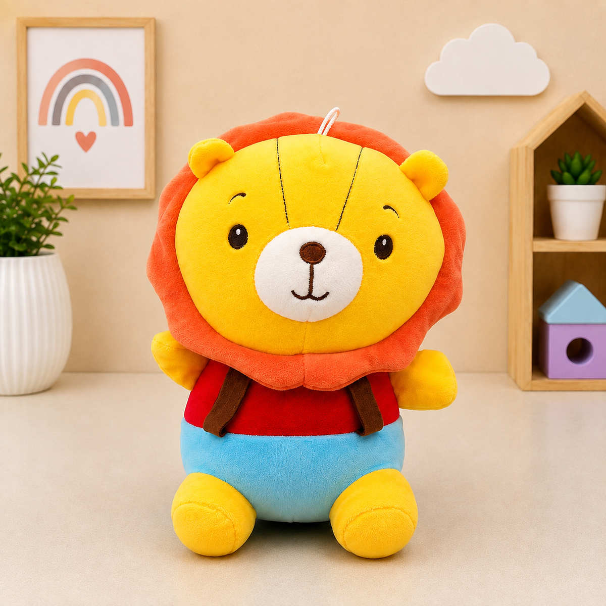 Lion Plush Soft Toy - 15cm