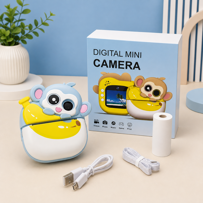 Monkey Instant Print Kids Camera