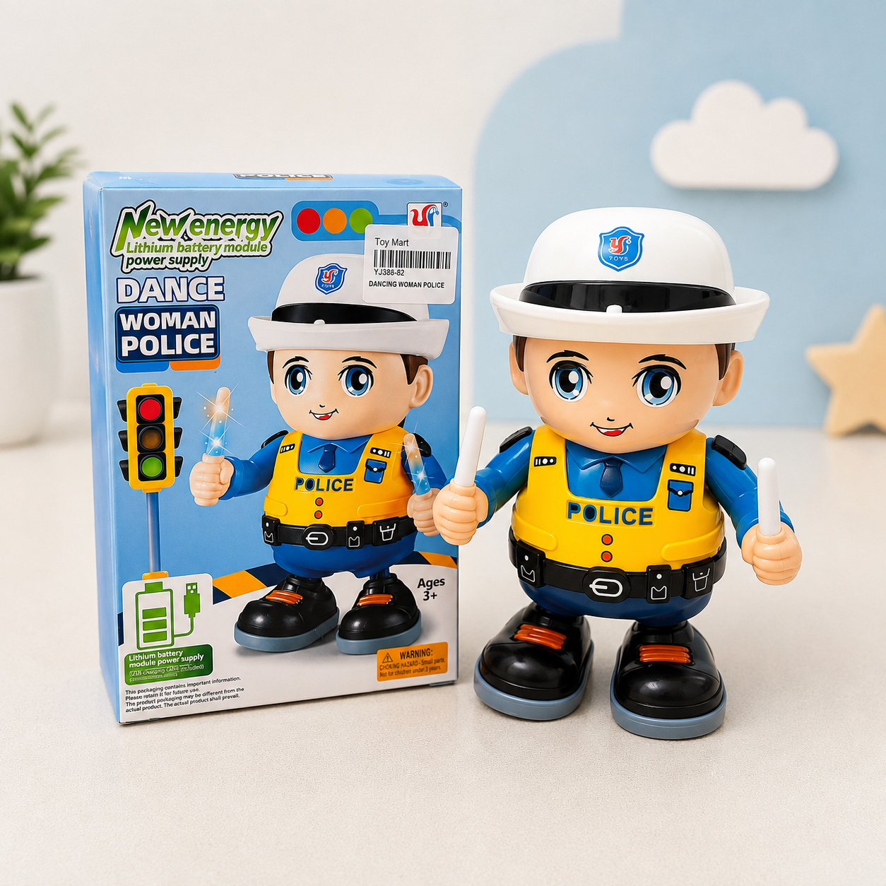 Dancing Police Officer Musical Toy