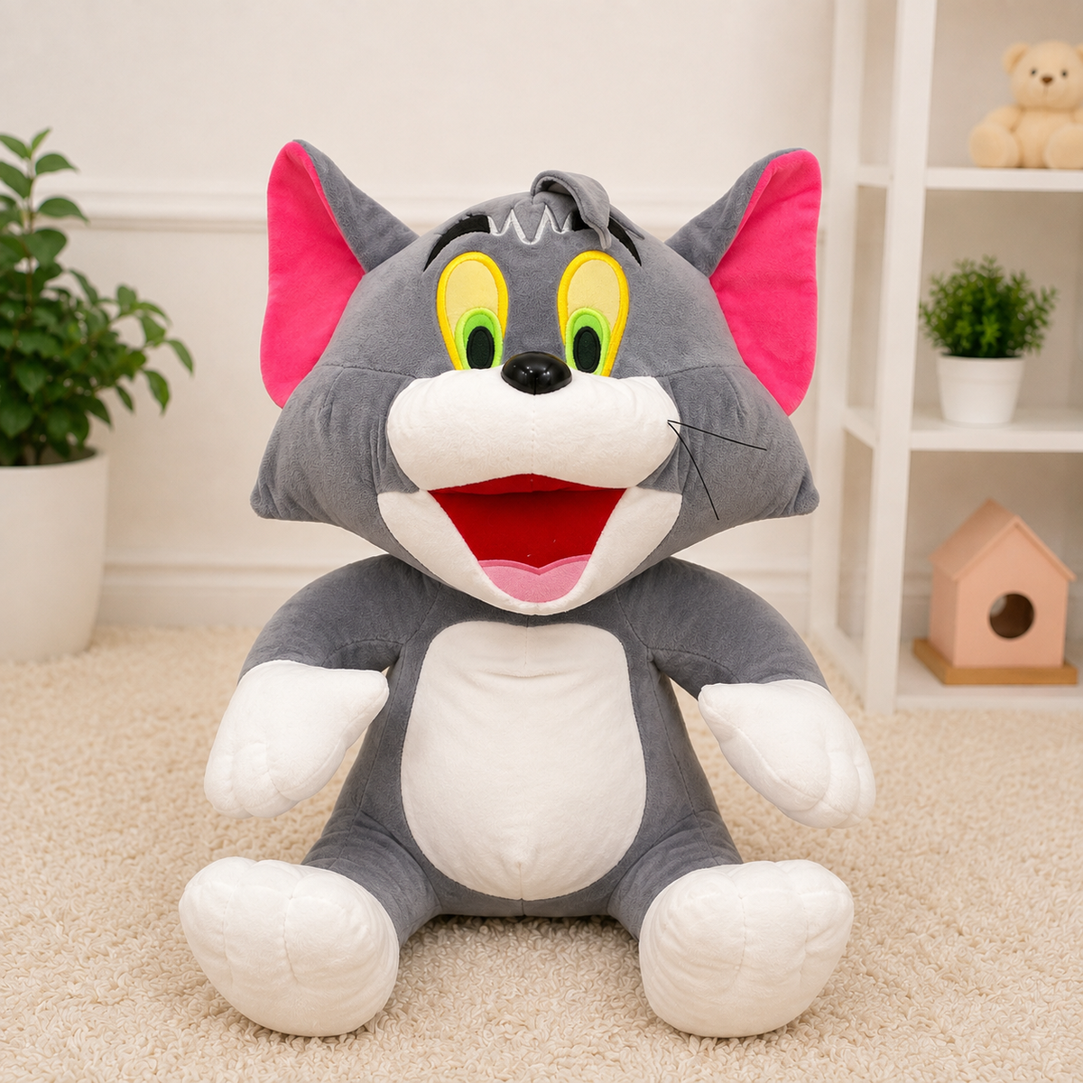 Tom Cartoon Character Plush Soft Toy - 25cm