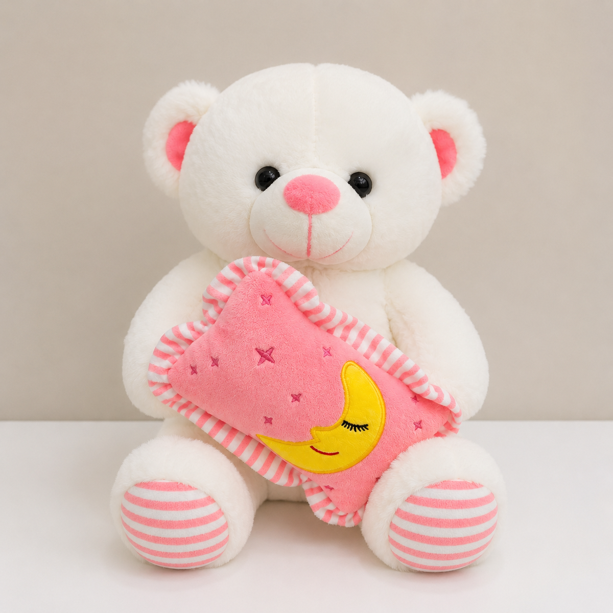 Moon Star Teddy Bear Plush Soft Toy - 15cm