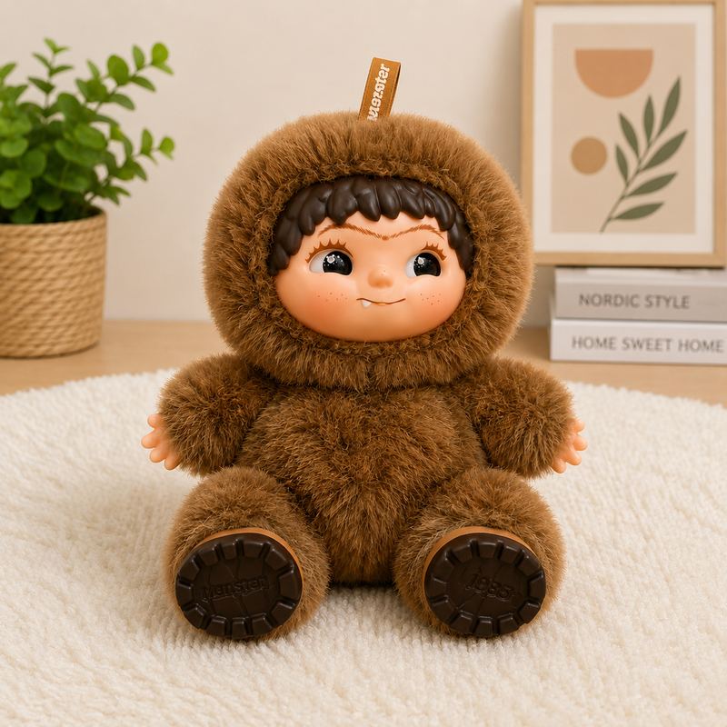 Furry Monster Plush Toy - 5cm