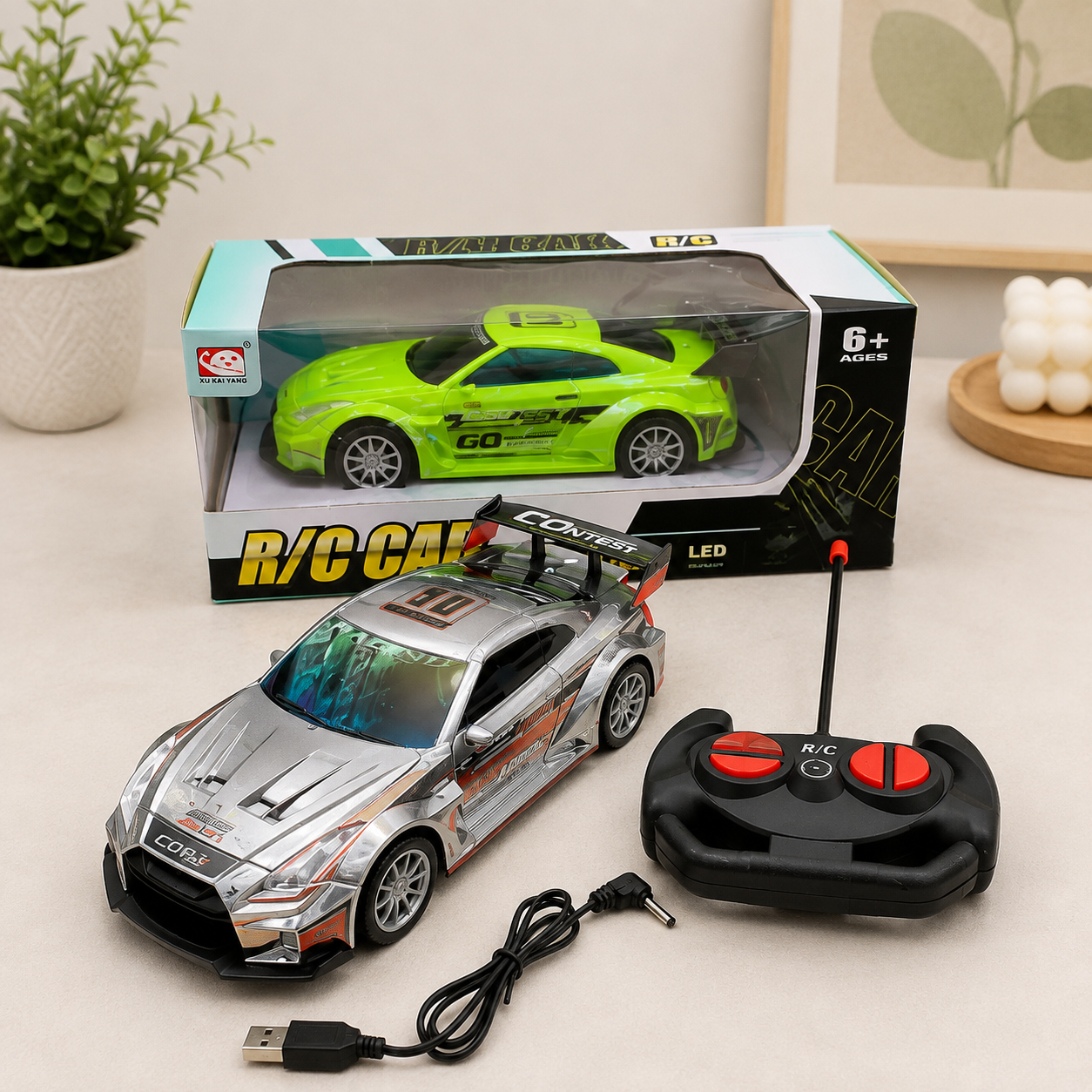 LED Racing RC Sports Car