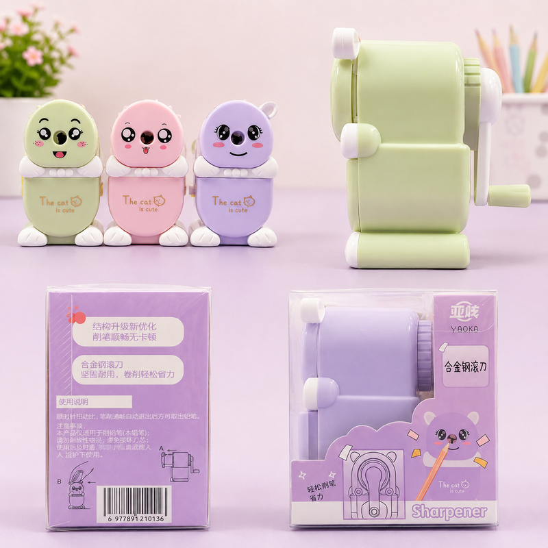 Cute Animal Manual Pencil Sharpener