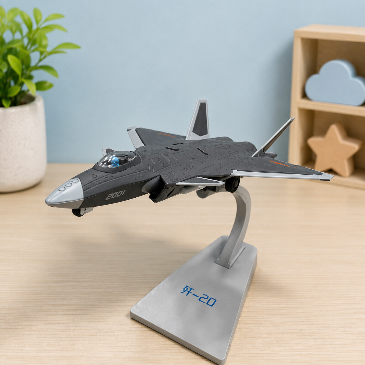Modern Fighter Jet Display Model