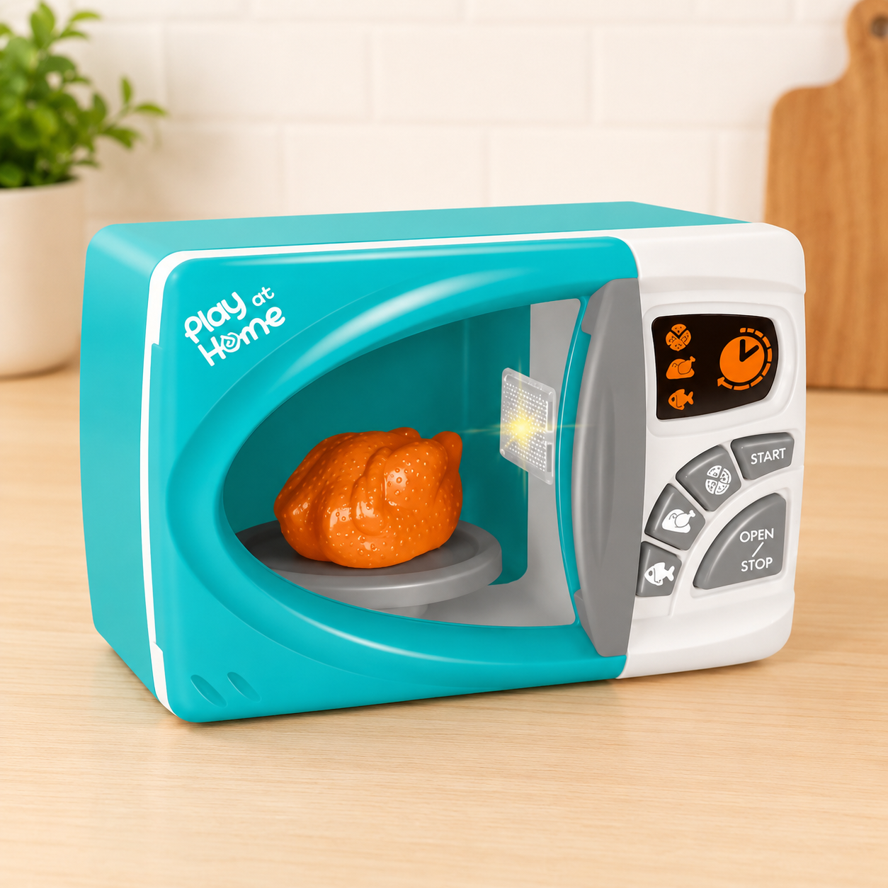 Kids Toy Microwave Oven Play Set