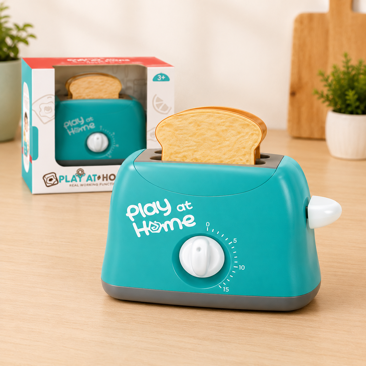 Kids Toy Toaster Play Set