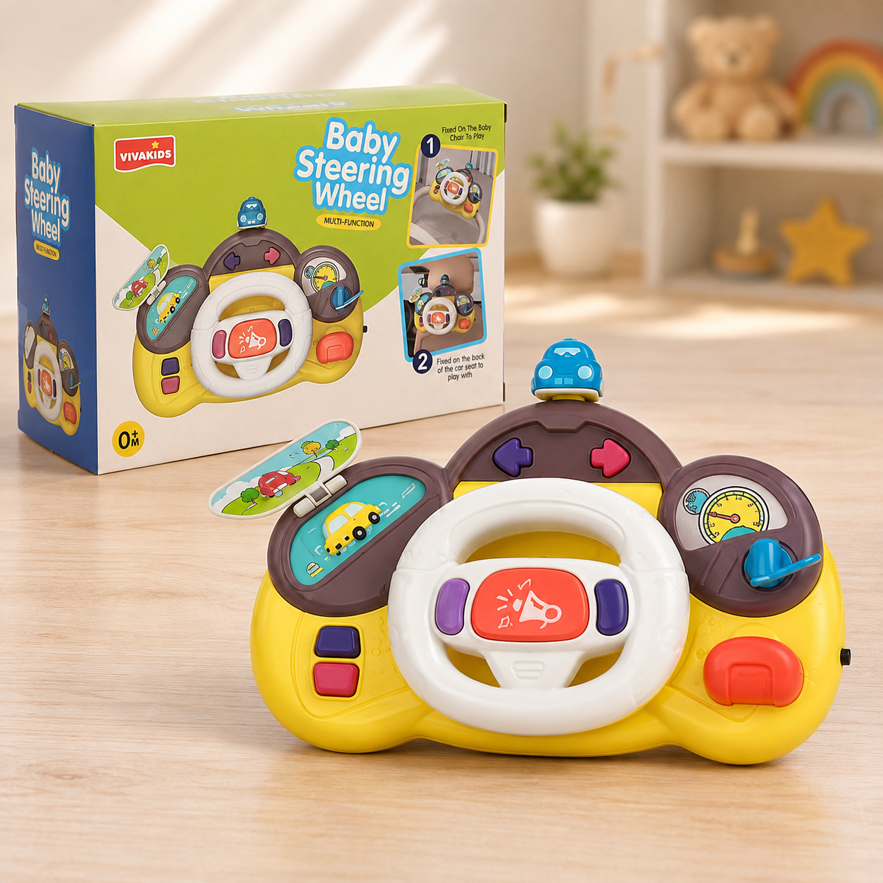 Baby Steering Wheel Activity Toy