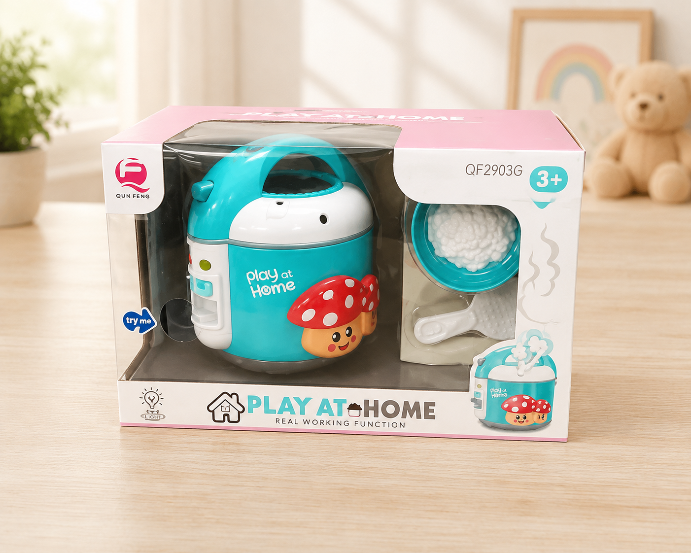 Play at Home Toy Rice Cooker Set