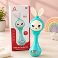 Baby Bunny Rattle & Teether Toy