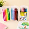 12 Colors Brush Watercolor Pen Set