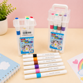 Weibo 12 Colors Acrylic Marker Set