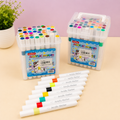Weibo 48 Colors Acrylic Marker Set
