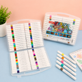 Weibo 60 Colors Acrylic Marker Set