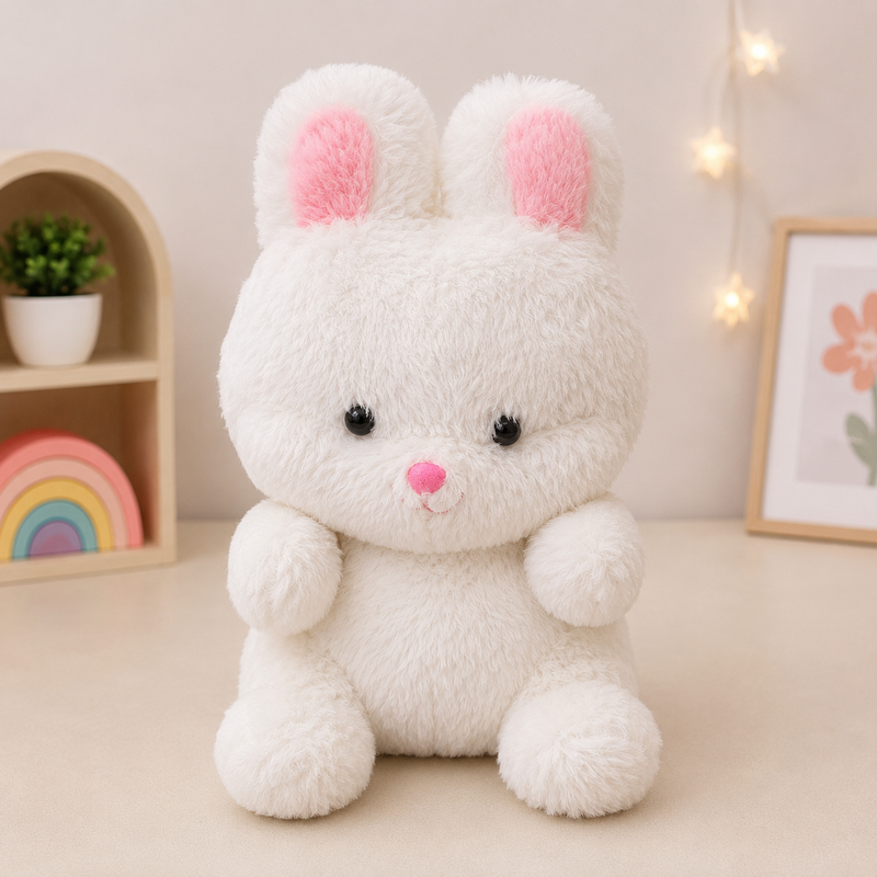 Snowy Bunny Plush Toy