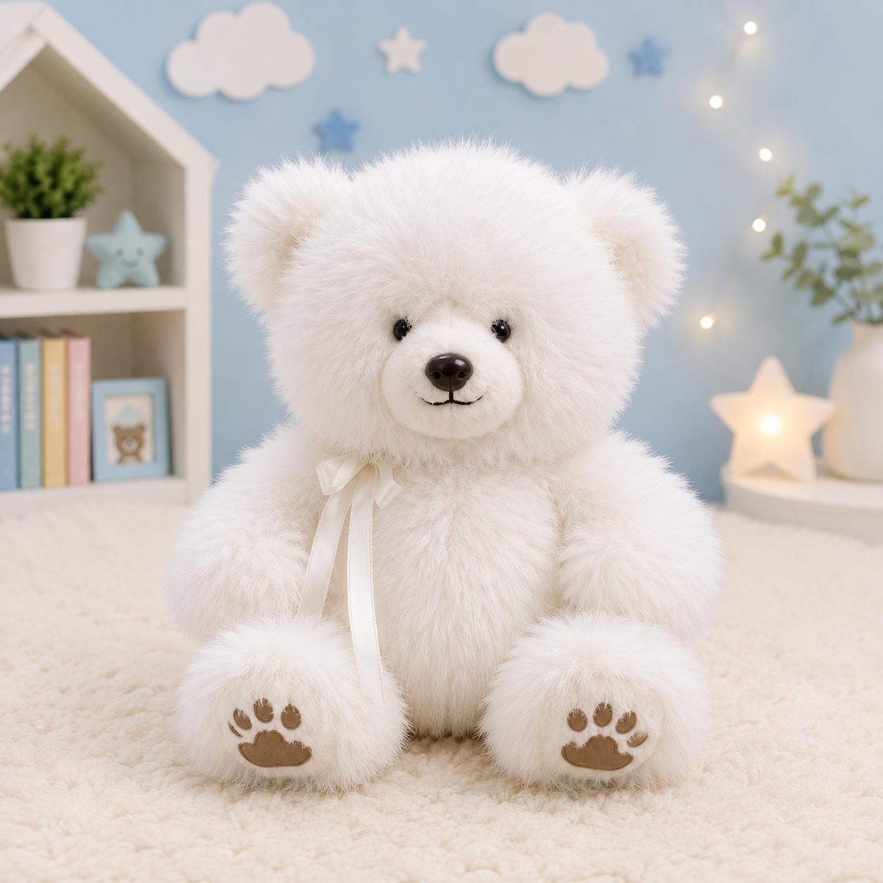 Snowflake Teddy Bear Plush Toy