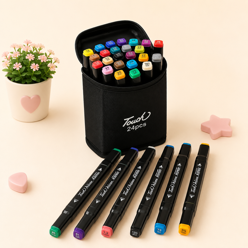 Dual Tip Marker Set (24 Colors)