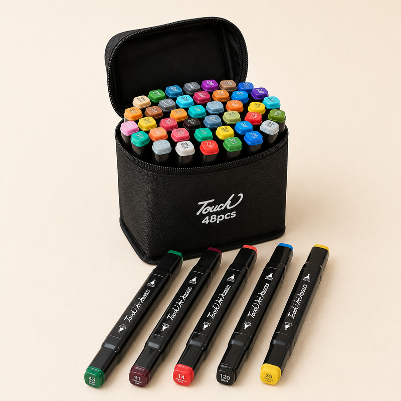 Dual Tip Marker Set (48 Colors)