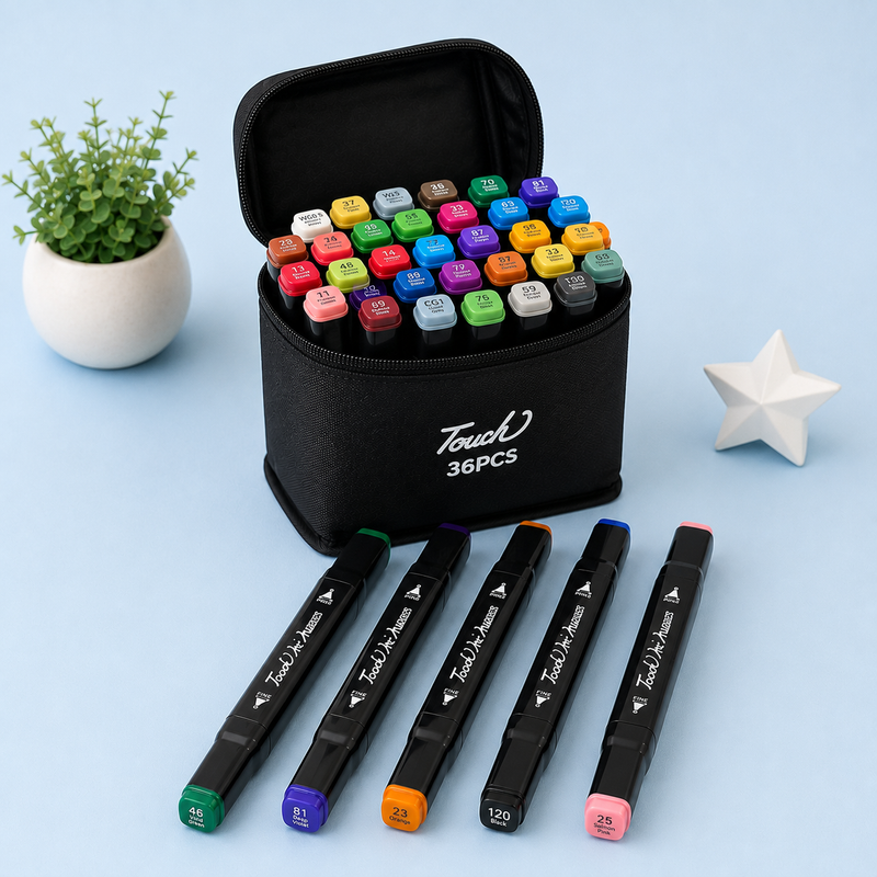 Dual Tip Marker Set (36 Colors)