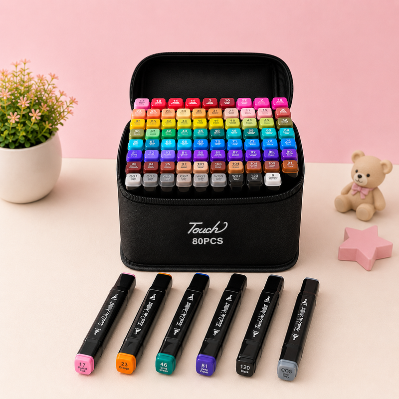Dual Tip Marker Set (80 Colors)