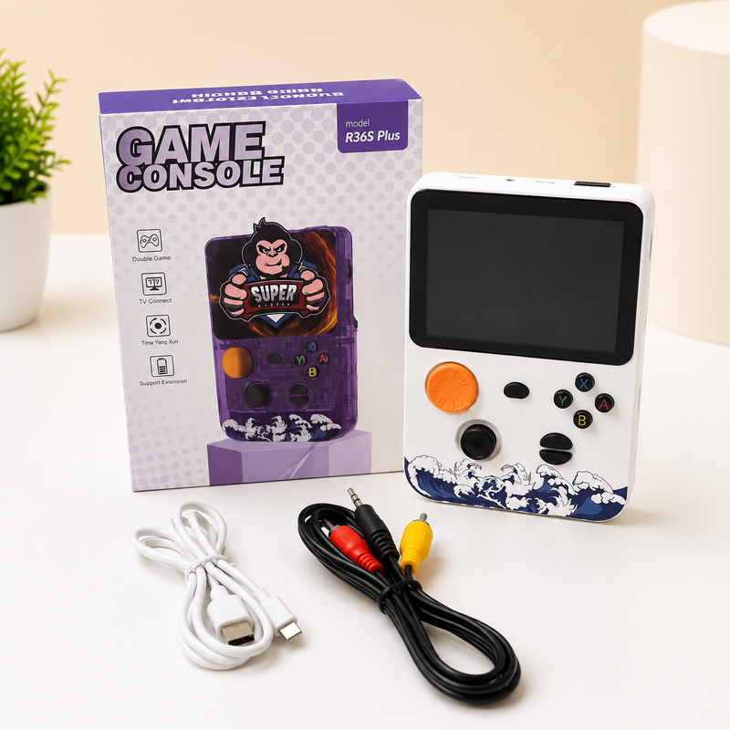 R36S Plus Retro Handheld Game Console