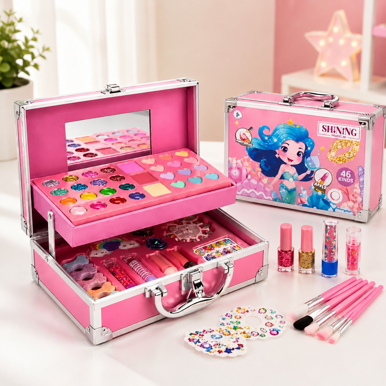Princess Vanity Case – Kids Makeup Set