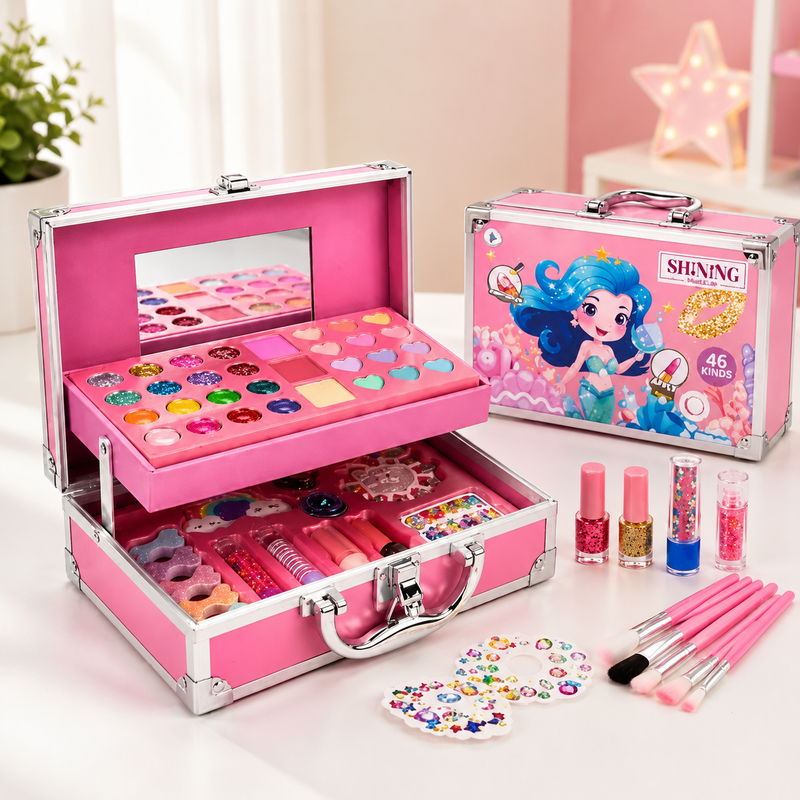 Princess Vanity Case – Kids Makeup Set