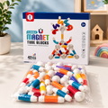42 PCS Flexible Magnetic Tube Blocks Building Set