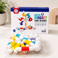 25 PCS Flexible Magnetic Tube Blocks Building Set