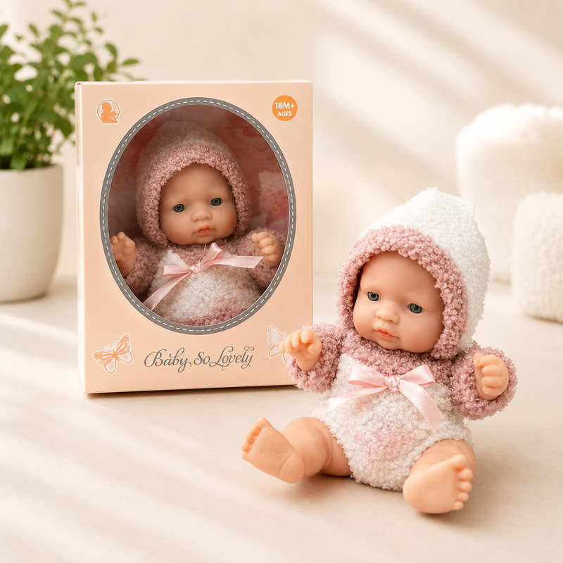 Soft Baby Doll with Plush Outfit