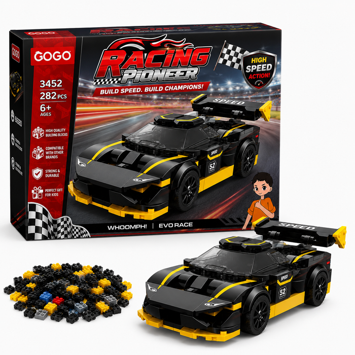 Racing Car Building Blocks Set – 282 PCS