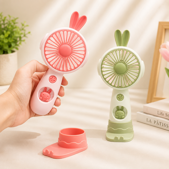 Portable Bunny Handheld Fan
