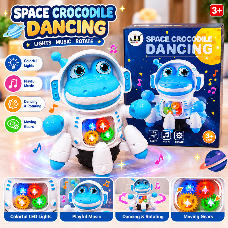 Space Crocodile Dancing Toy for Kids.