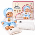 Realistic Baby Doll with Pillow & Soft Blanket Set
