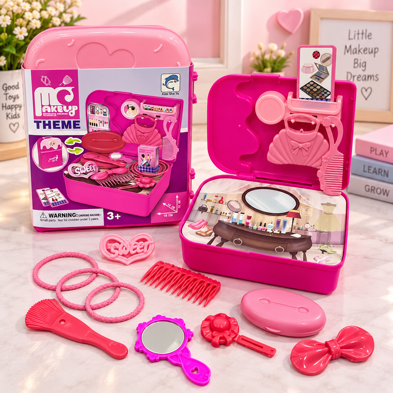 Kids Makeup &amp; Beauty Play Set with Carry Case