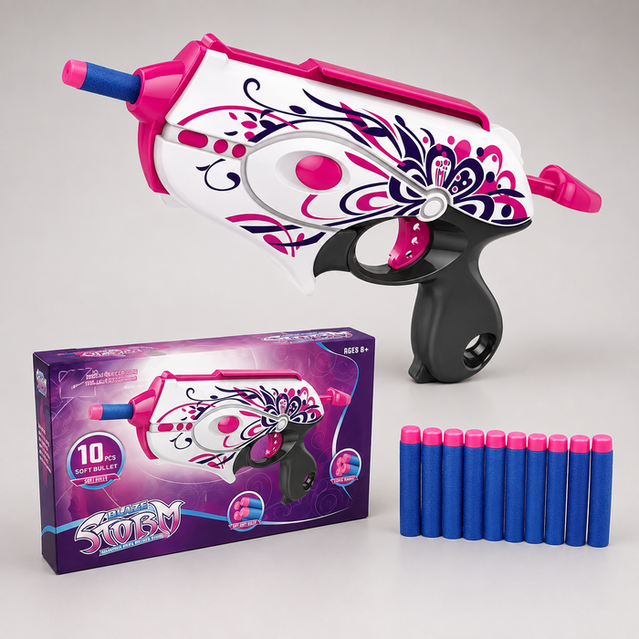 Floral Strike Manual Soft Bullet Gun