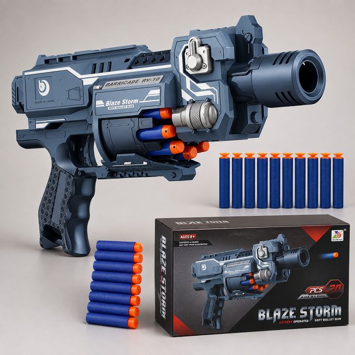 Blaze Storm Barricade RV-10 Manual Soft Bullet Gun
