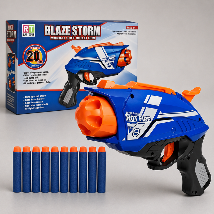 Hot Fire Foam Dart Blaster Gun