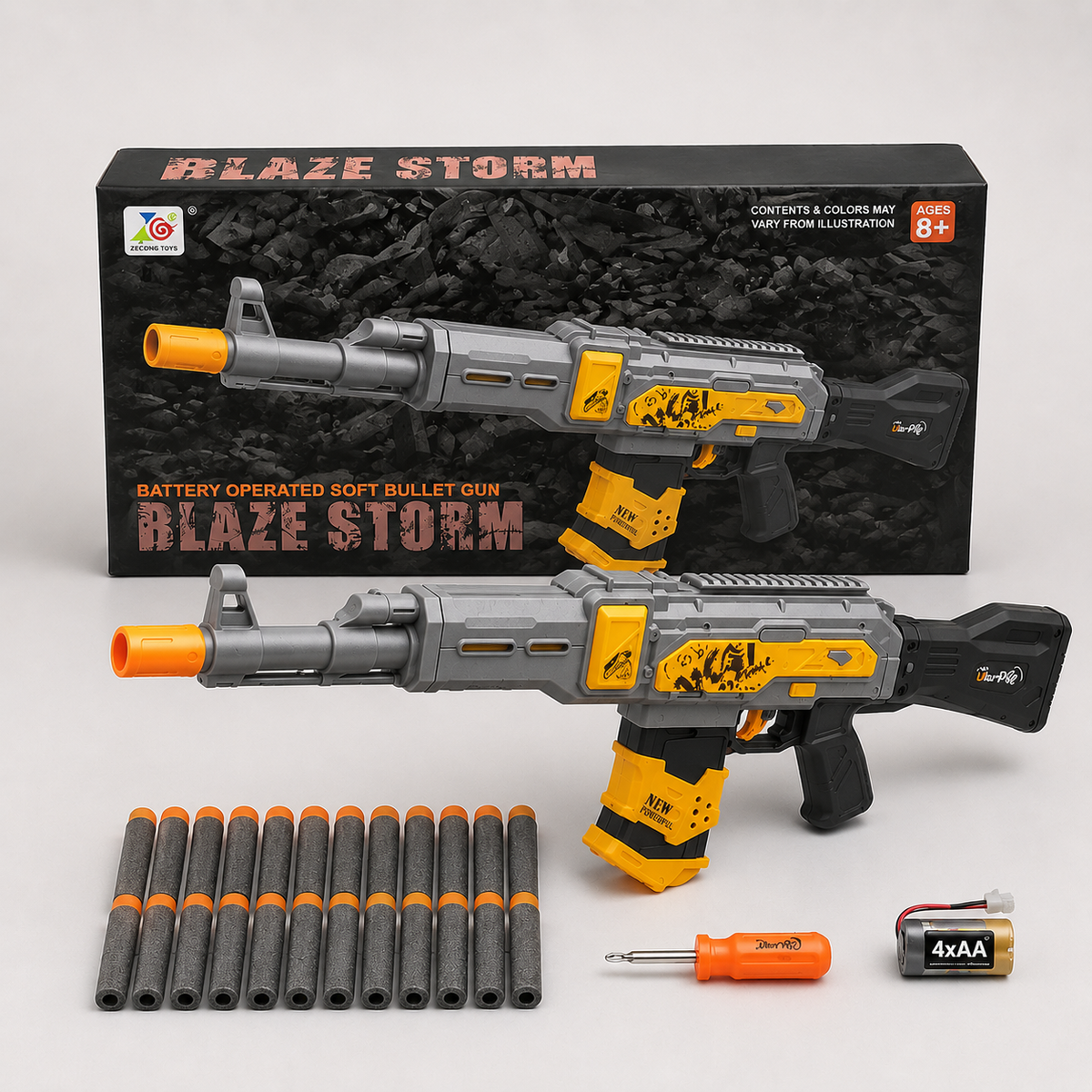 Blaze Storm Battery Operated Soft Bullet Rifle Gun