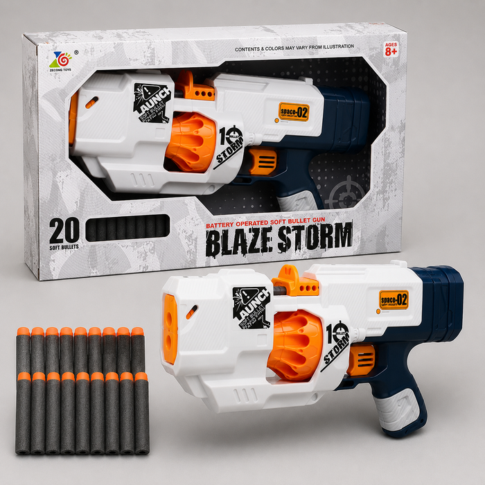 Blaze Storm Space-02 Battery Operated Soft Bullet Gun