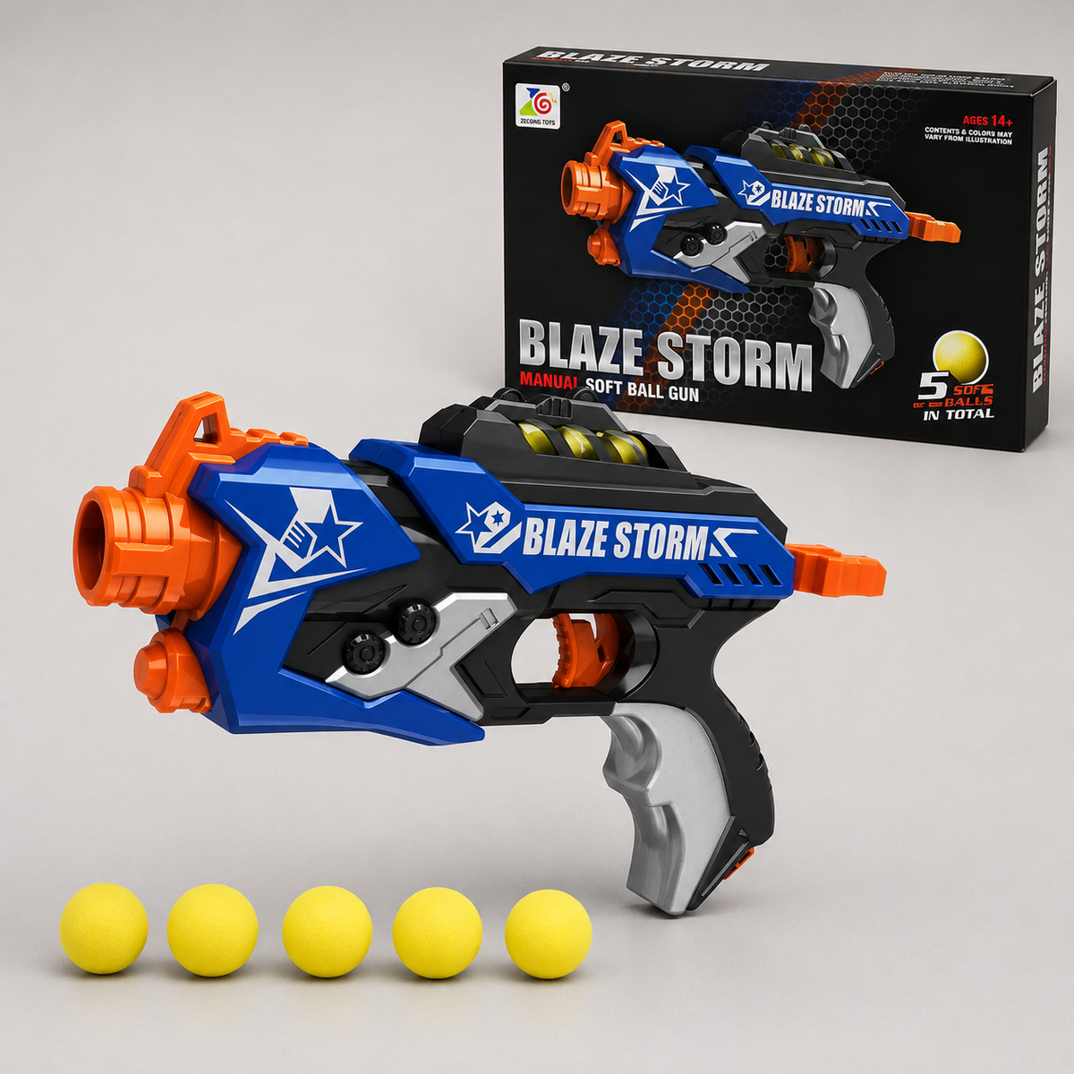 Blaze Storm Manual Soft Ball Blaster