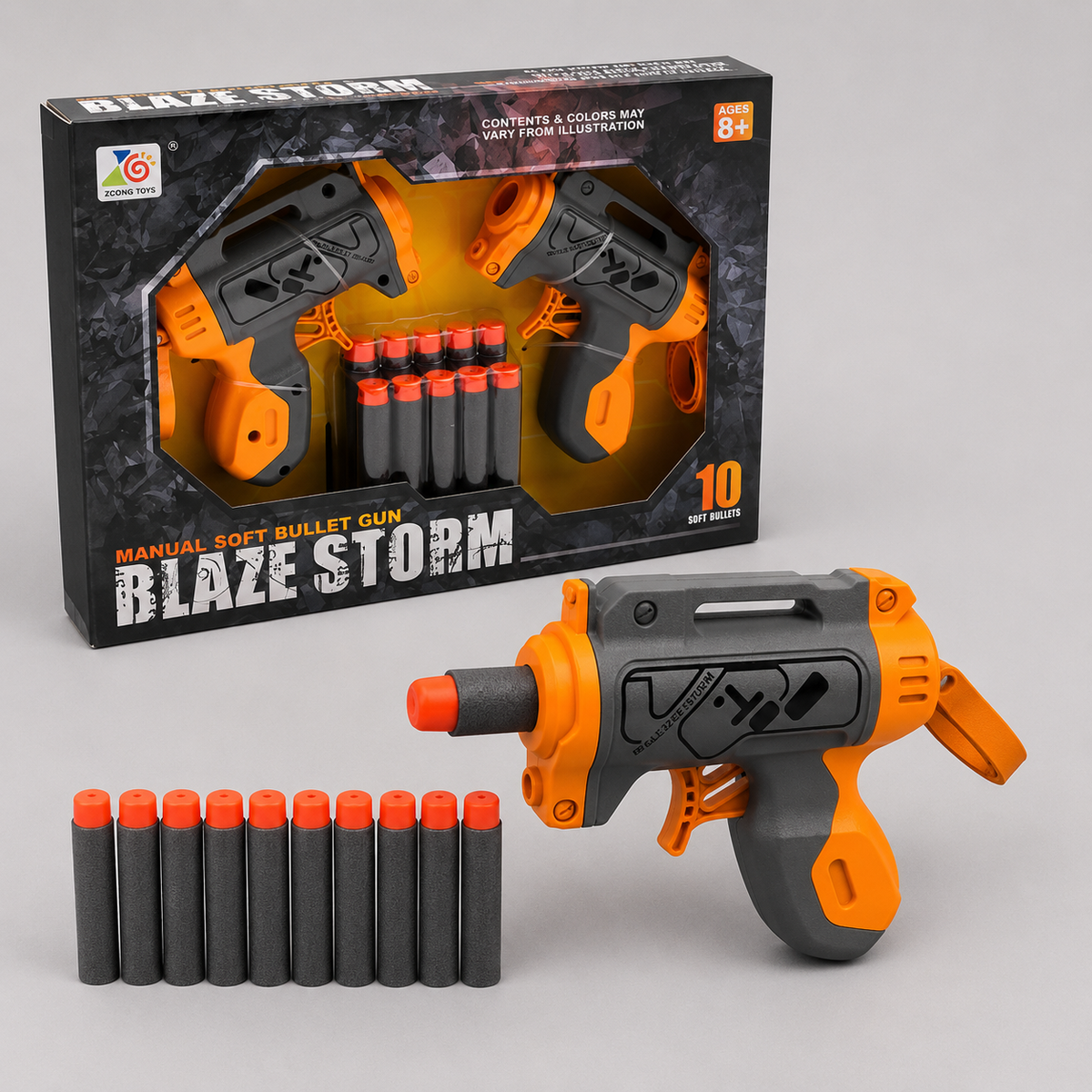 Blaze Storm Double Soft Bullet Blaster Set