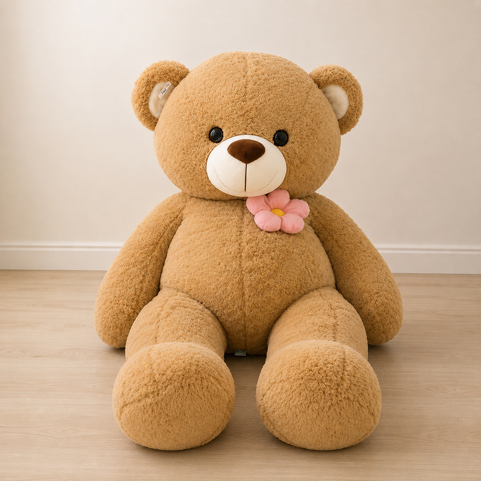 Giant Soft Brown Teddy Bear Plush Toy - 4 Feet