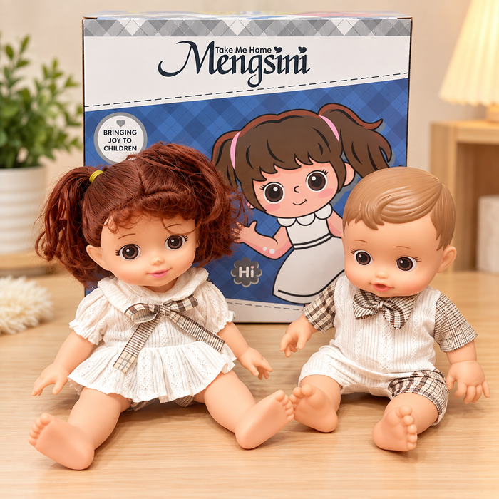 Mengsini Baby Boy &amp; Girl Doll Set